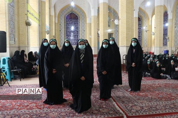 اجرای سرود انصاری‌ها به‌مناسبت میلاد حضرت مهدی (عج) در البرز