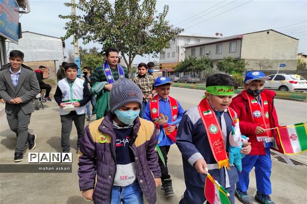 راهپیمایی مهدوی یاوران در گلوگاه