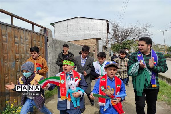 راهپیمایی مهدوی یاوران در گلوگاه