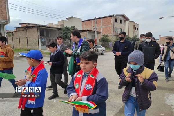 راهپیمایی مهدوی یاوران در گلوگاه