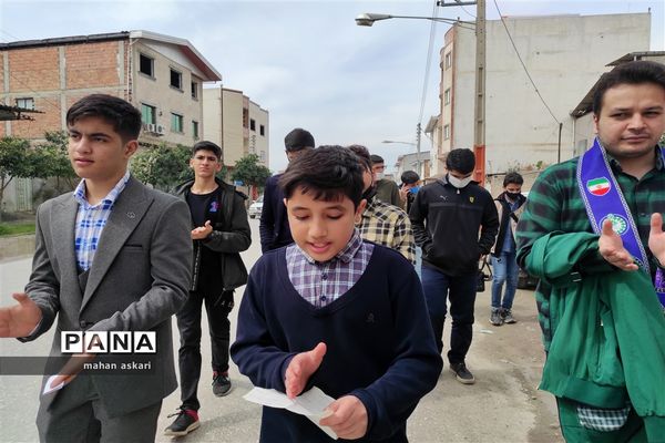 راهپیمایی مهدوی یاوران در گلوگاه