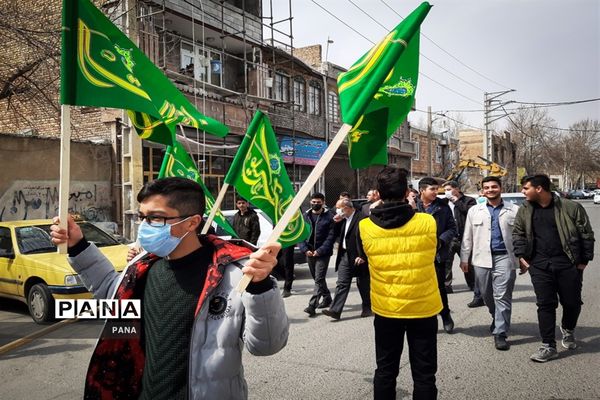 همایش پیاده‌روی مهدی یاوران در ارومیه