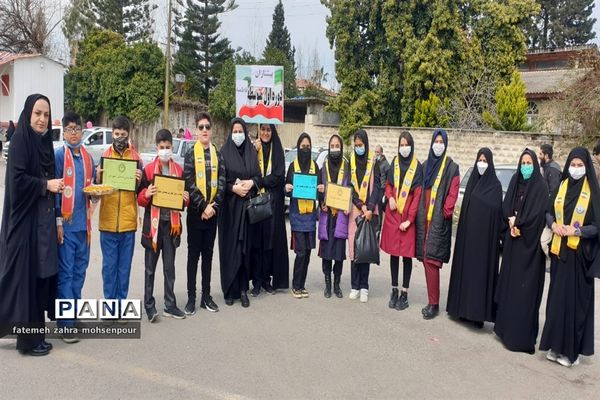 تجمع دانش‌آموزی مهدی یاوران در محمودآباد