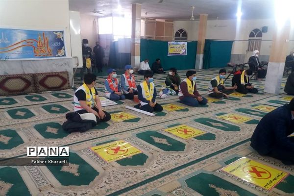 حضور مهدی یاوران در نمازجمعه هندیجان