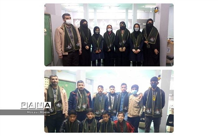 رقابت خادمیاران نوجوان رضوی شهرستان نیشابور در مسابقه تیراندازی