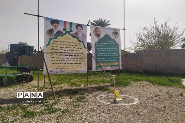 کلنگ‌زنی و بازسازی آموزشگاه‌های بختاجرد، محمد‌آباد و شهنان از روستاهای داراب