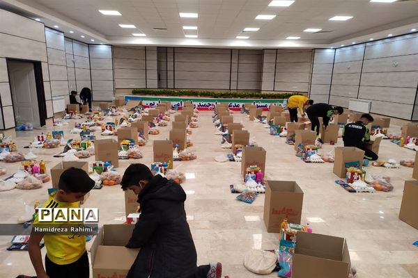 تهیه و توزیع ۱۱۰ بسته معیشتی در منطقه ۱۵