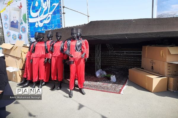 برپایی ایستگاه استقبال از مسافران نوروزی در منطقه ۱۵