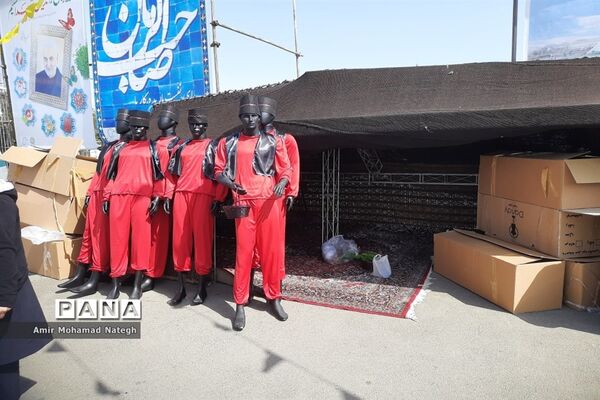 برپایی ایستگاه استقبال از مسافران نوروزی در منطقه ۱۵