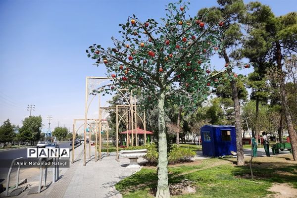 برپایی ایستگاه استقبال از مسافران نوروزی در منطقه ۱۵