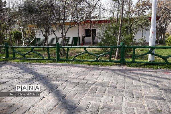 برپایی ایستگاه استقبال از مسافران نوروزی در منطقه ۱۵