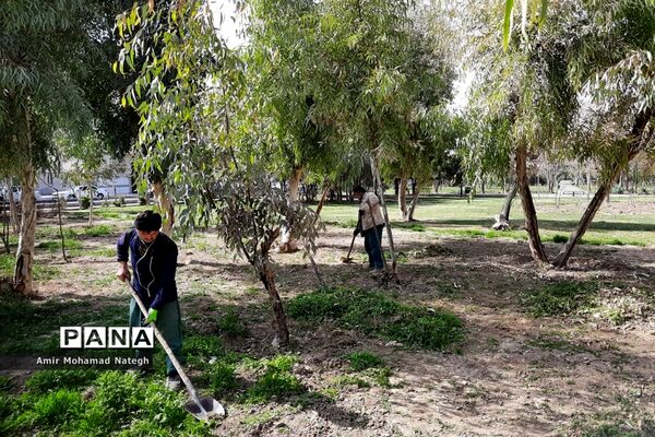 برپایی ایستگاه استقبال از مسافران نوروزی در منطقه ۱۵