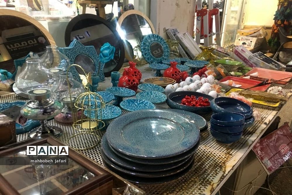 برپایی غرفه‌های فروش صنایع دستی در ساری