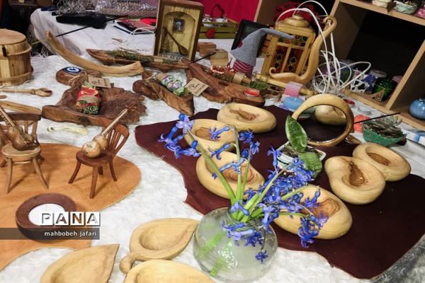 برپایی غرفه‌های فروش صنایع دستی در ساری