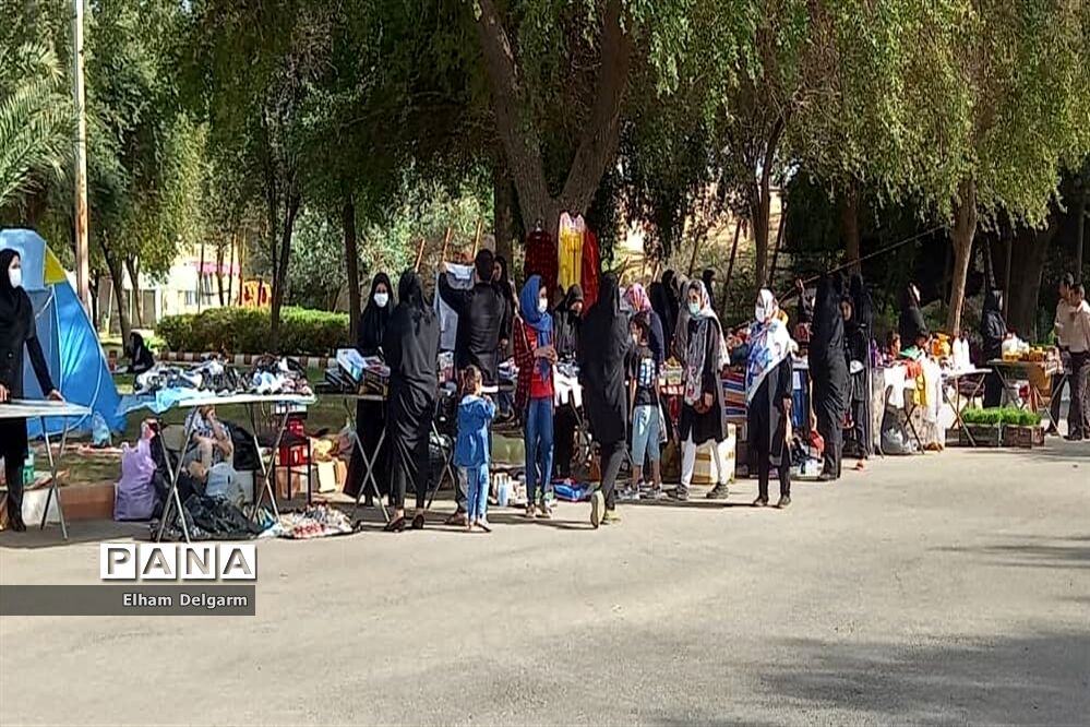 برپایی نمایشگاه تولیدات زنان سرپرست خانواده در شوشتر