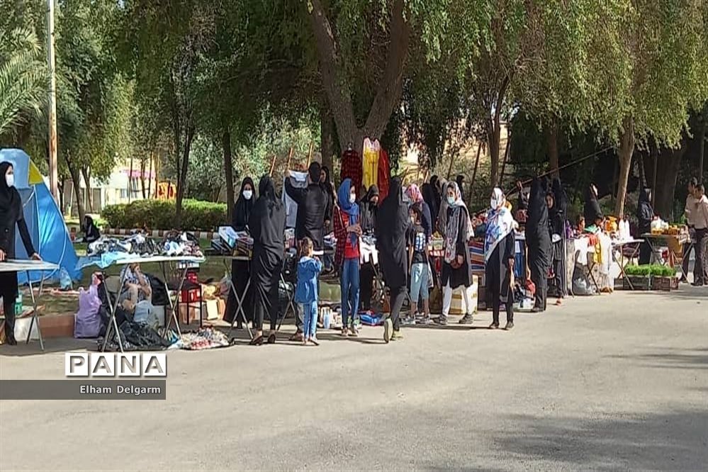 برپایی نمایشگاه تولیدات زنان سرپرست خانواده در شوشتر