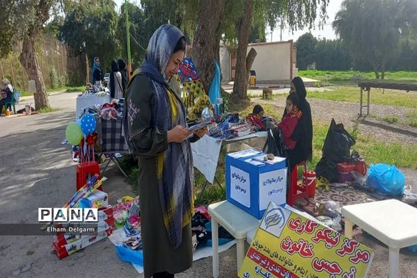 برپایی نمایشگاه تولیدات زنان سرپرست خانواده در شوشتر