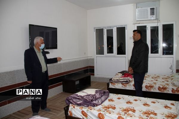 بازدید از ستاد و محل اسکان مسافران نوروزی شهرستان بهبهان