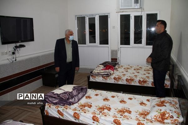 بازدید از ستاد و محل اسکان مسافران نوروزی شهرستان بهبهان