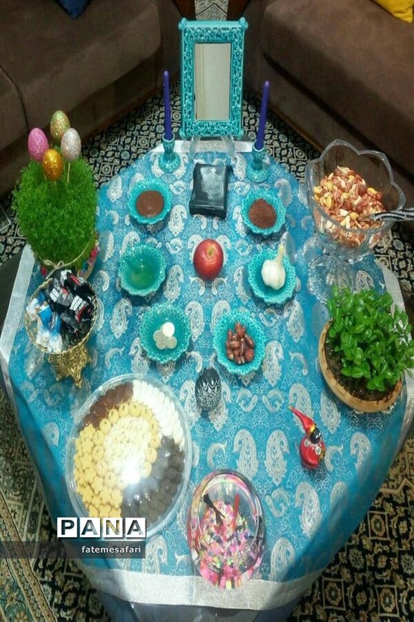 سفره‌های هفت‌سین با فرارسیدن بهار در فیروزکوه