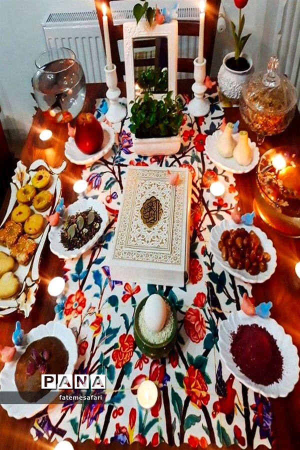 سفره‌های هفت‌سین با فرارسیدن بهار در فیروزکوه