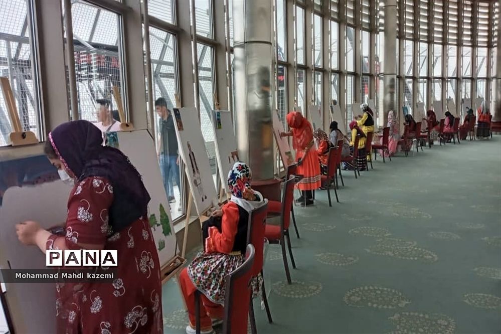 نمایشگاه آثار هنری هنرمندان سندرم‌دان