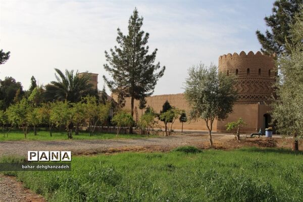 فضای زیبای باغ دولت‌آباد یزد در ایام نوروز