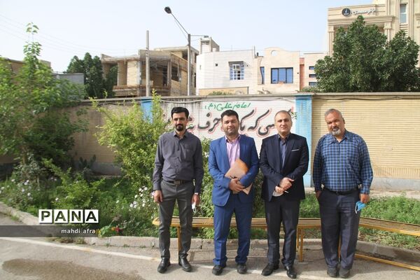 بازدید نماینده مدیرکل آموزش و پرورش خوزستان از ستاد اسکان مسافران نوروزی بهبهان