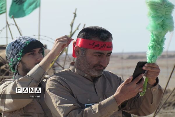 اردوی راهیان نور در یادمان طلاییه