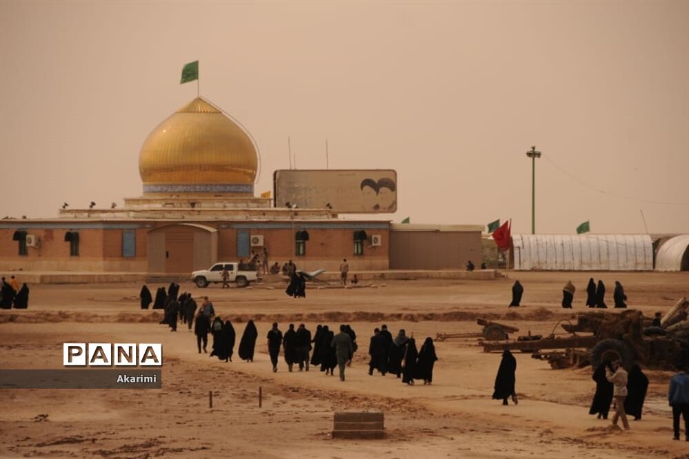 اردوی راهیان نور در یادمان طلاییه