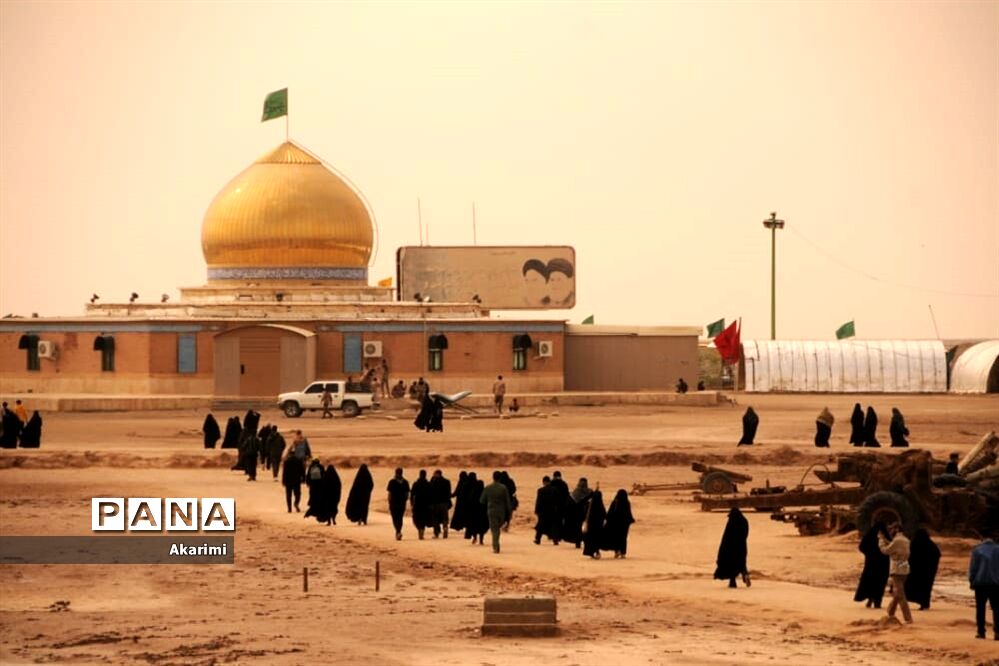 اردوی راهیان نور در یادمان طلاییه