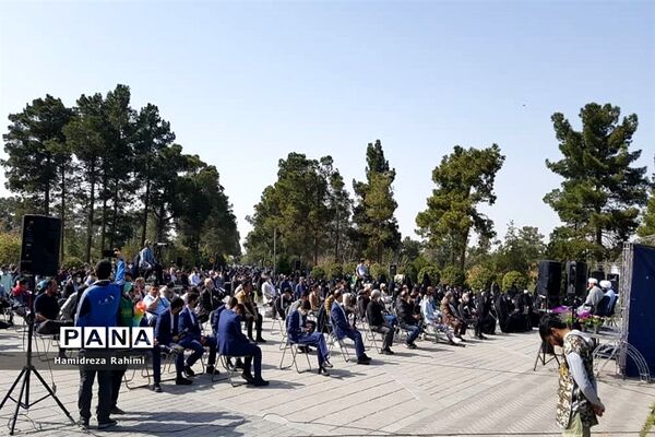 مراسم هشتمین سالگرد شهادت شهید علی خلیلی در گلزار شهدای بهشت حضرت زهرا(س)