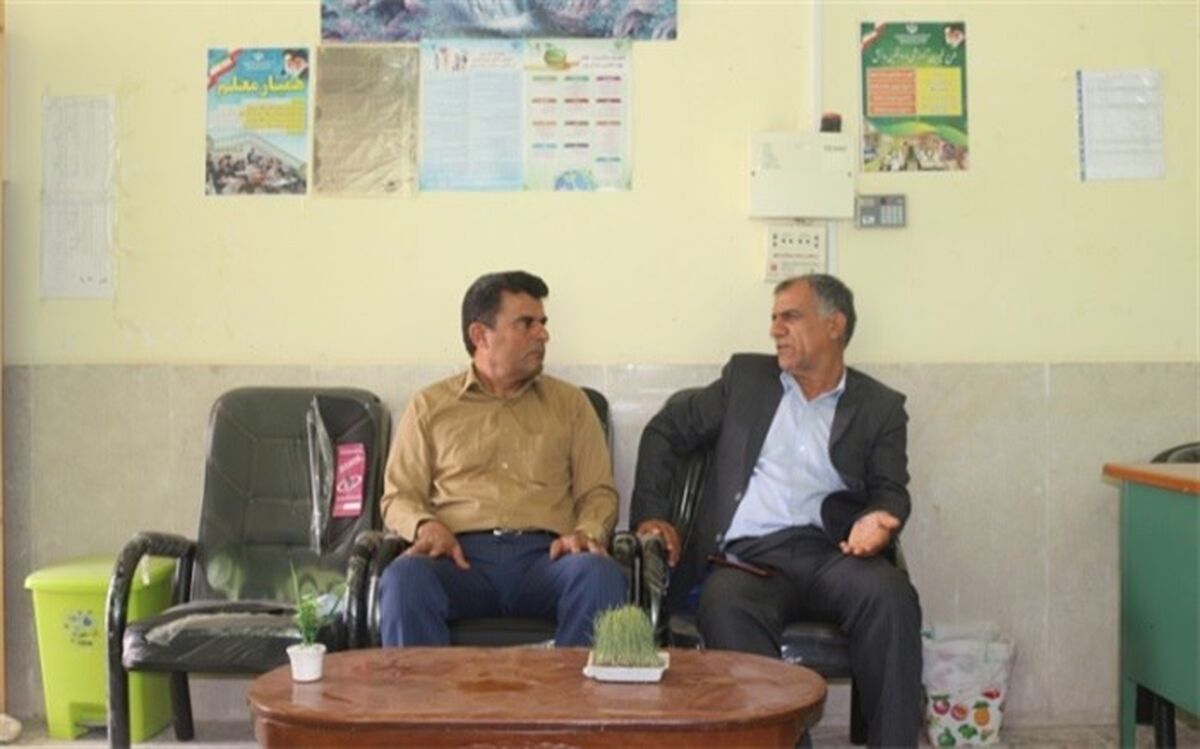 بازدید رئیس اداره آموزش و پرورش از محل اسکان میهمانان نوروزی 1401