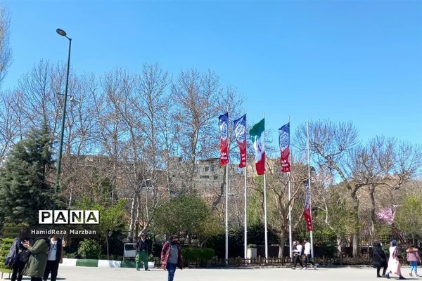 بوستان شهید چمران شهر کرج در نوروز 1401