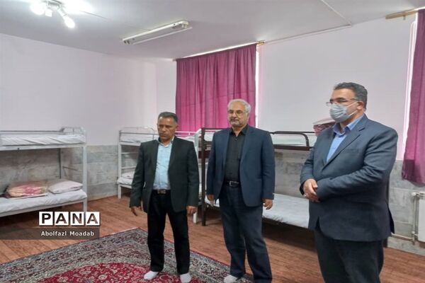بازدید معاونت پژوهش، برنامه‌ریزی و توسعه منابع آموزش و پرورش خراسان‌رضوی از مراکز اسکان فرهنگیان، خلیل آباد