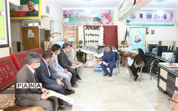 بازدید  از مدارس محل اسکان میهمانان نوروزی