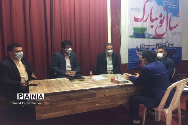 بازدید معاون اداره‌کل ارزیابی عملکرد وزارت آموزش و پرورش از ستاد اسکان شهرستان بوشهر