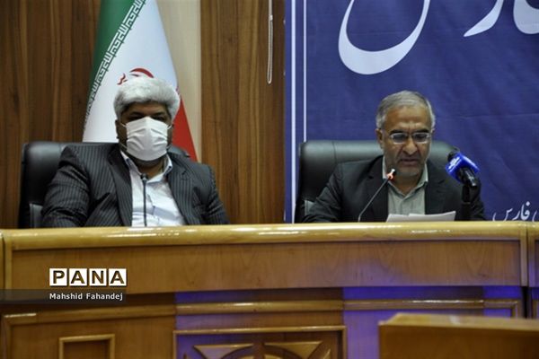 نشست خبری مدیرکل آموزش و پرورش استان فارس و معاون سیاسی، امنیتی و اجتماعی استانداری فارس