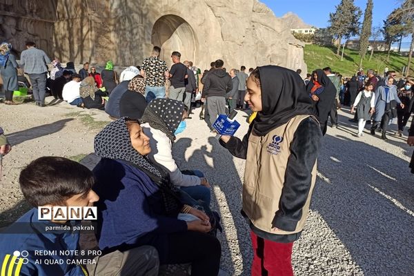 طاق بستان کرمانشاه در نوروز 1401