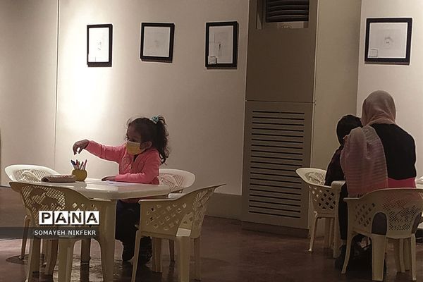 غرفه نقاشی ویژه کودکان در موزه ملی ایران، جهت آشنایی با فرهنگ و تمدن ایران
