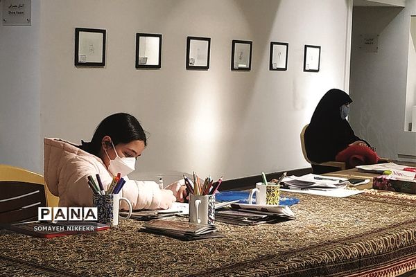 غرفه نقاشی ویژه کودکان در موزه ملی ایران، جهت آشنایی با فرهنگ و تمدن ایران