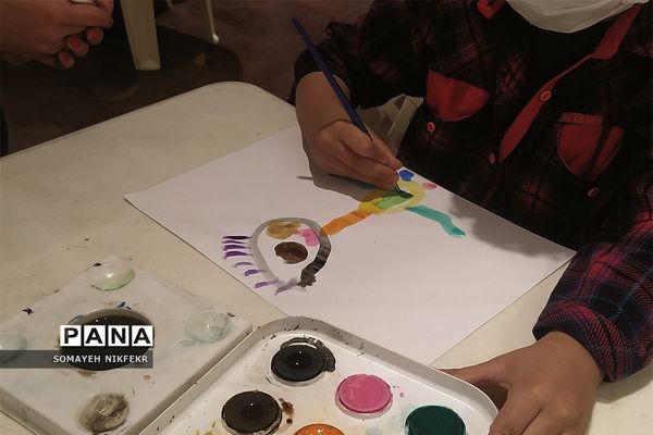 غرفه نقاشی ویژه کودکان در موزه ملی ایران، جهت آشنایی با فرهنگ و تمدن ایران