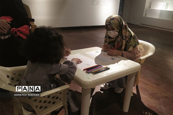 غرفه نقاشی ویژه کودکان در موزه ملی ایران، جهت آشنایی با فرهنگ و تمدن ایران