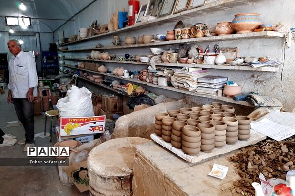 «روستای مِند» یکی از مراکز سفال در ایران‌