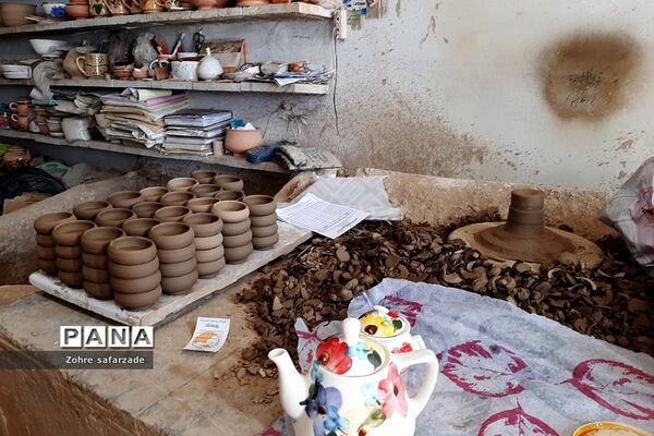 «روستای مِند» یکی از مراکز سفال در ایران‌