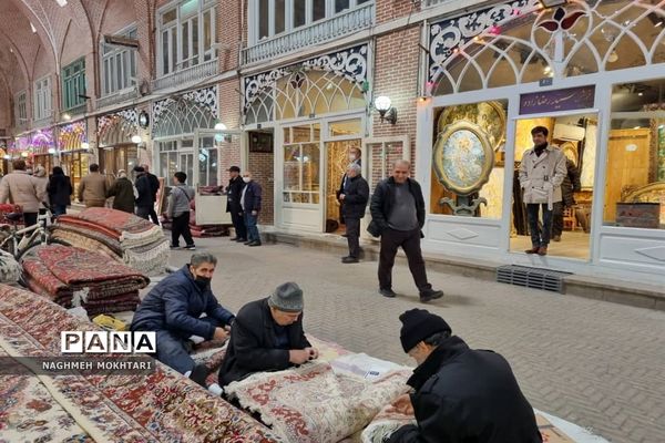 بازار بزرگ تبریز در ایام نوروز