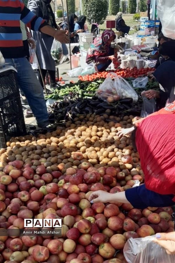 بازارچه محلی در قائم‌شهر