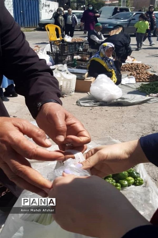 بازارچه محلی در قائم‌شهر