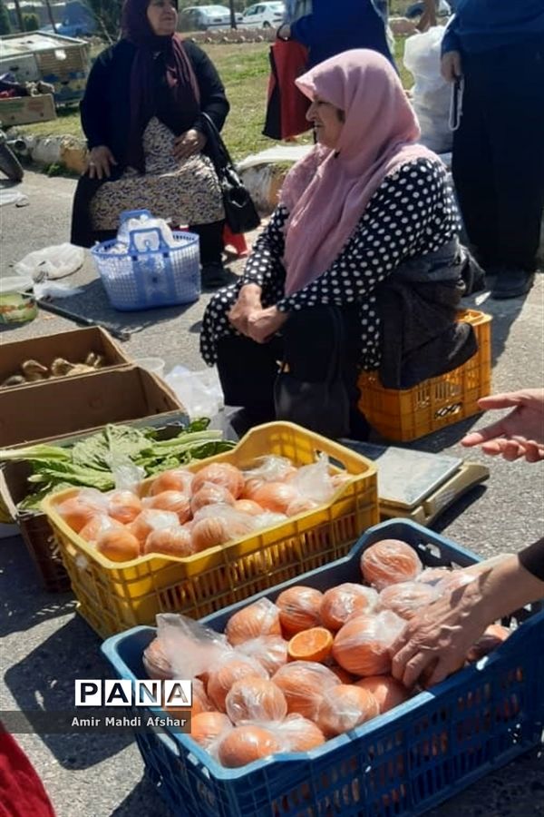 بازارچه محلی در قائم‌شهر