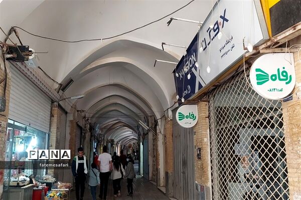 بازار تاریخی سنتی سمنان در نوروز ۱۴۰۱